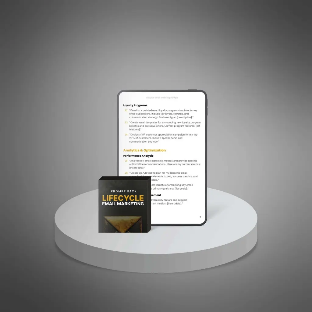 Lifecycle Email Marketing - Prompts4.webp
