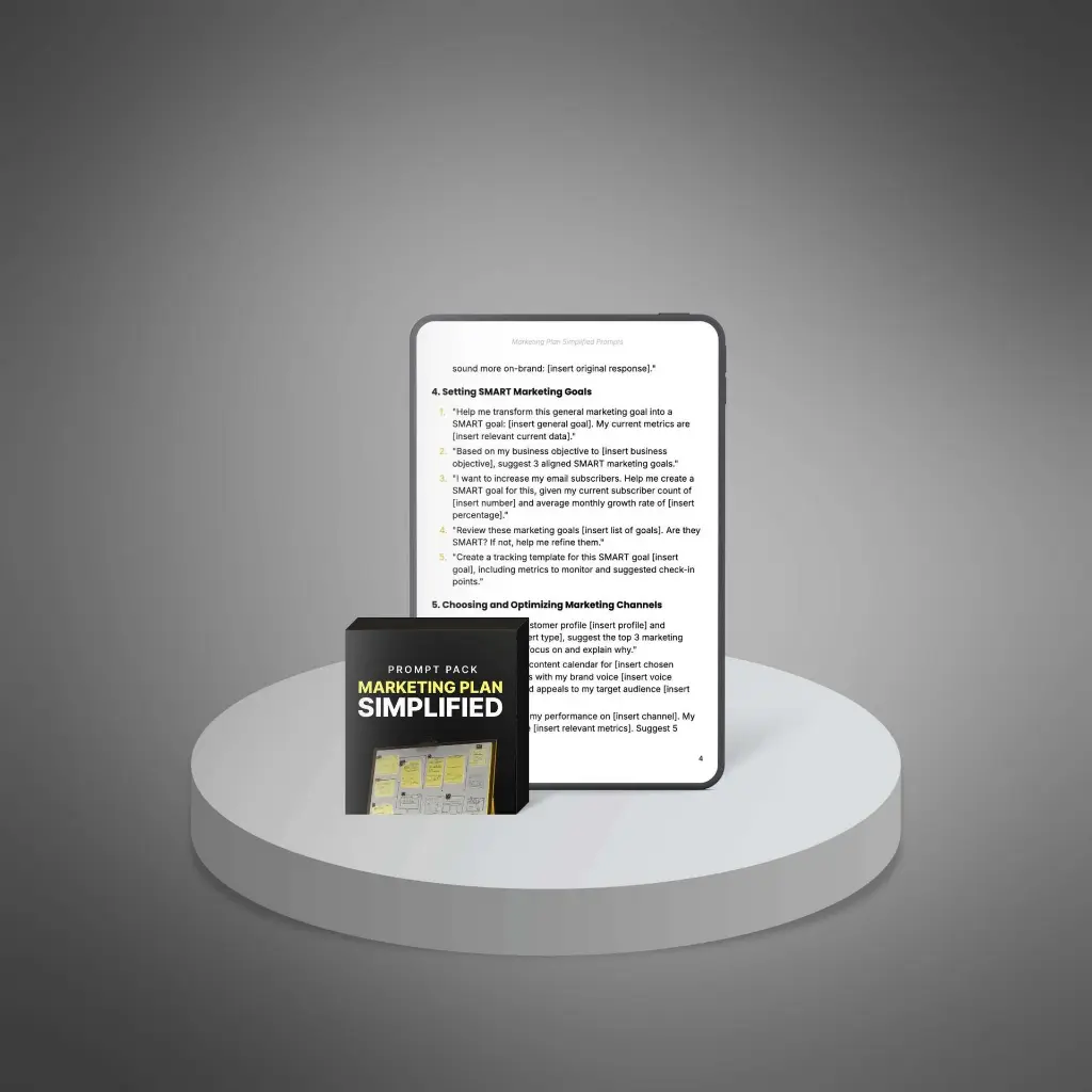 Marketing Plan Simplified - Prompts4.webp