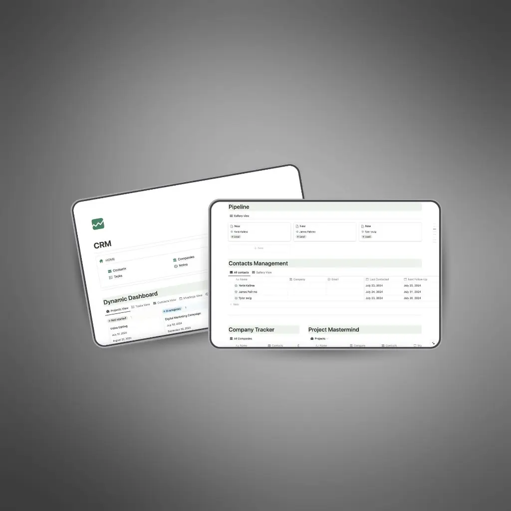 Customer Relationship Management - Notion Template3.webp