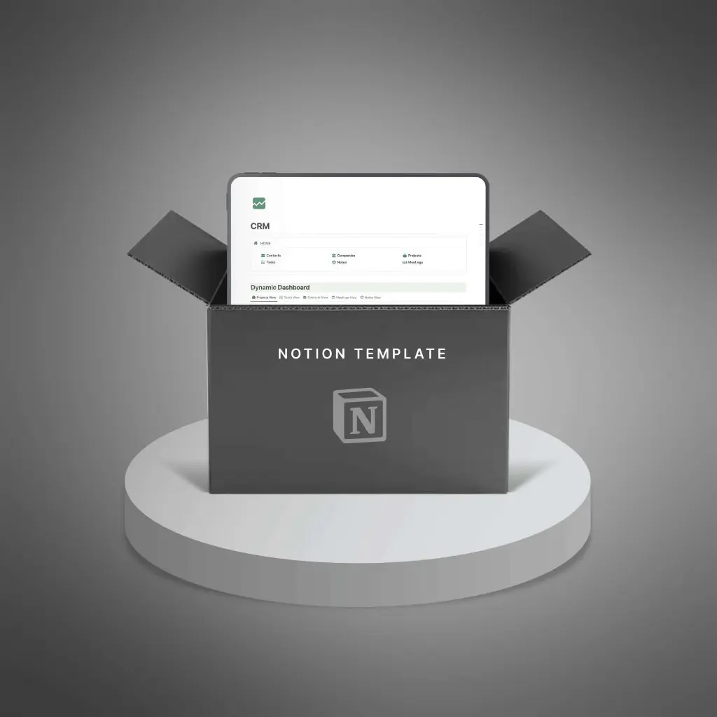 Customer Relationship Management - Notion Template1.webp