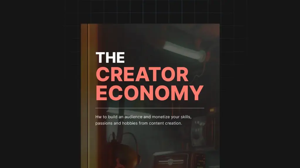The Creator Economy - eBook & Checklist