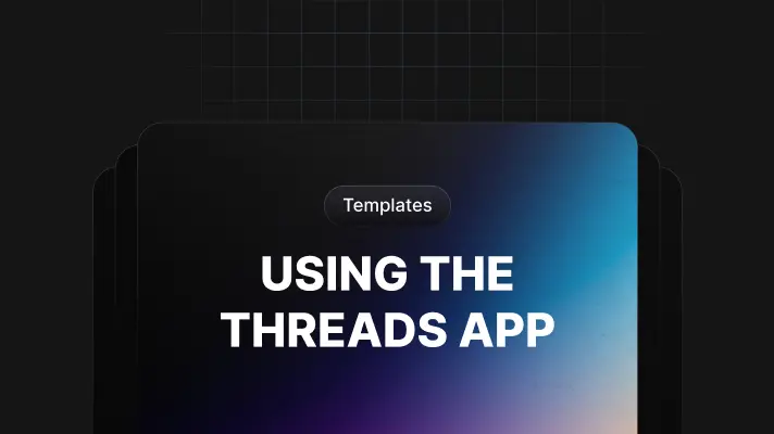 Modèles pour l'utilisation de l'application Threads