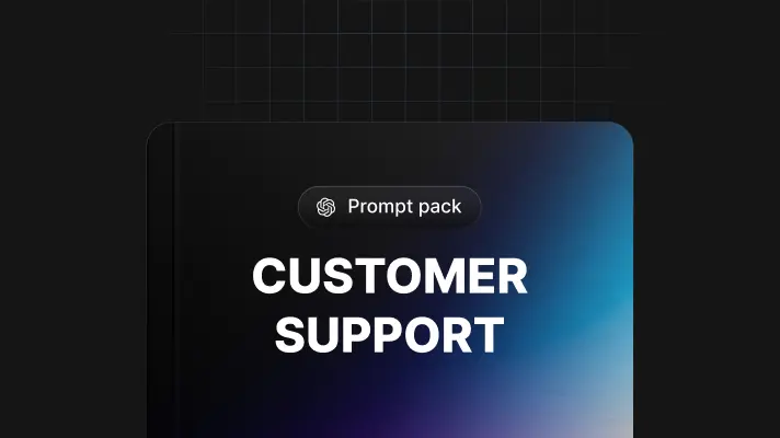 Prompts de suporte ao cliente