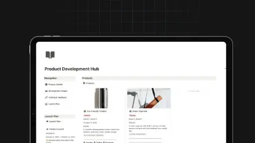 Hub de développement de produits